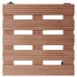 vidaXL Βάσεις για Γλάστρες με Ρόδες 2 τεμ. Καφέ 30x30x7,5 εκ. από WPC