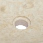 vidaXL Νιπτήρας Κρεμ 50 x 35 x 10 εκ. Μαρμάρινος