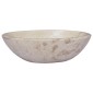 vidaXL Νιπτήρας Κρεμ 53 x 40 x 15 εκ. Μαρμάρινος