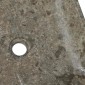 vidaXL Νιπτήρας Γκρι 40 x 40 x 10 εκ. Μαρμάρινος