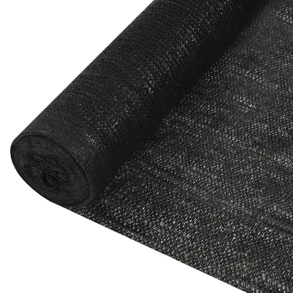 vidaXL Δίχτυ Σκίασης Μαύρο 1,2  x 25 μ. από HDPE 195 γρ./μ²