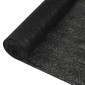 vidaXL Δίχτυ Σκίασης Μαύρο 1,8  x 25 μ. από HDPE 195 γρ./μ²