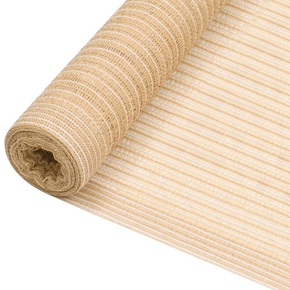 vidaXL Δίχτυ Σκίασης Μπεζ 1,5 x 50 μ. από HDPE 150 γρ./μ²