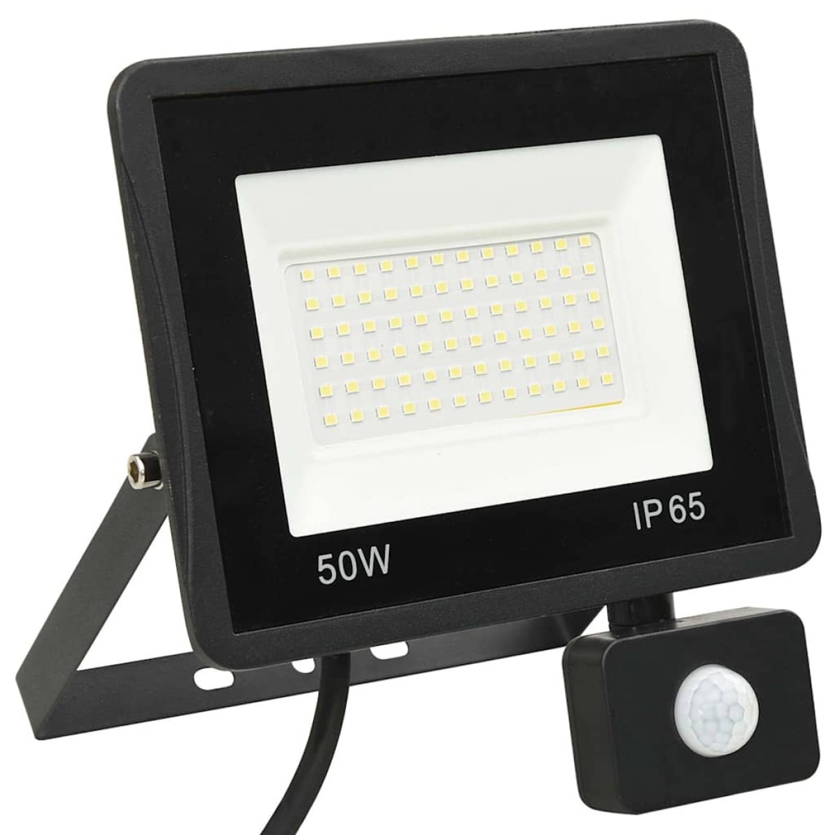 vidaXL Προβολέας LED με Αισθητήρα Ψυχρό Λευκό 50 W