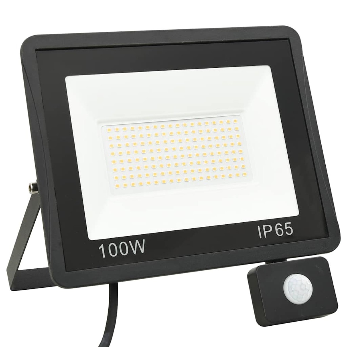 vidaXL Προβολέας LED με Αισθητήρα Ψυχρό Λευκό 100 W