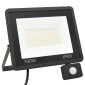 vidaXL Προβολέας LED με Αισθητήρα Ψυχρό Λευκό 100 W