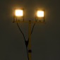 vidaXL Προβολέας LED με Τρίποδο Θερμό Λευκό 2 x 20 W