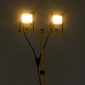 vidaXL Προβολέας LED με Τρίποδο Θερμό Λευκό 2 x 30 W