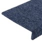 vidaXL Πατάκια Σκάλας 5 τεμ. Ανθρακί 65x21x4 εκ. Βελονιασμένο Ύφασμα