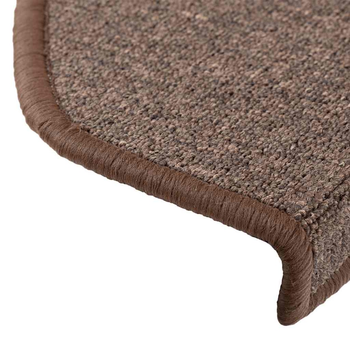 vidaXL Πατάκια Σκάλας 10 τεμ. Coffee Brown 65x24x4 εκ.