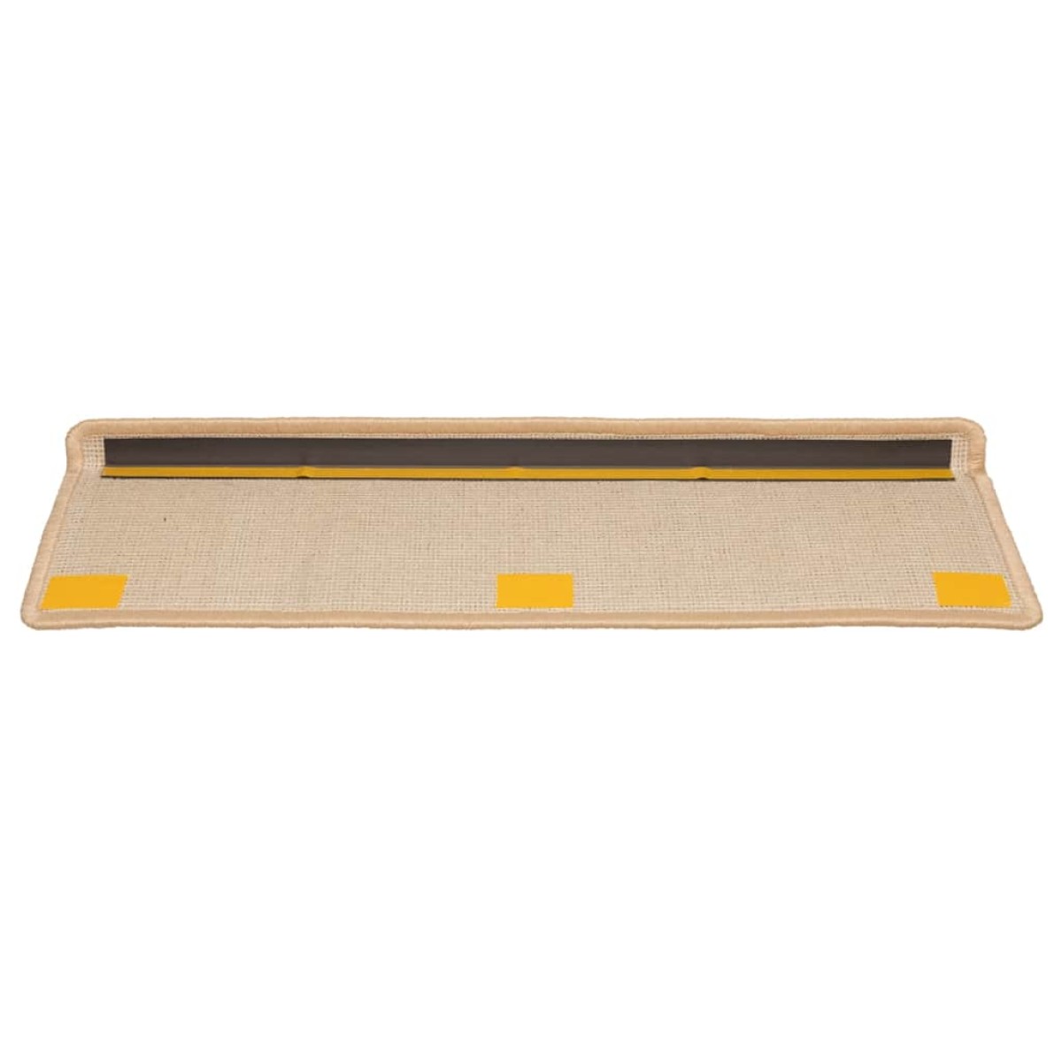 vidaXL Πατάκια Σκάλας 10 τεμ. Καφέ 65 x 21 x 4 εκ.
