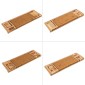 vidaXL Πατάκια Σκάλας Αυτοκόλλητα 5 τεμ. Μπεζ 65x21x4 εκ.