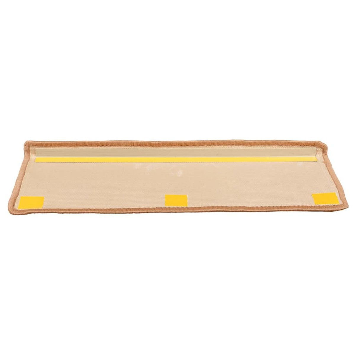 vidaXL Πατάκια Σκάλας Αυτοκόλλητα 10 τεμ. Μπεζ 65x21x4 εκ.