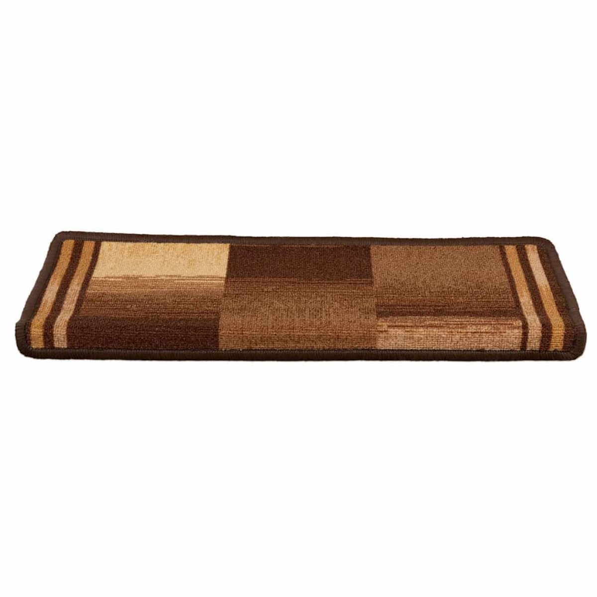 vidaXL Πατάκια Σκάλας Αυτοκόλλητα 10 τεμ. Καφέ 65x21x4 εκ.