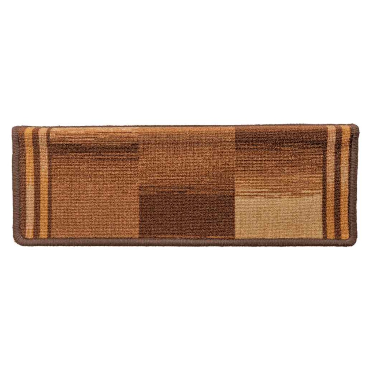 vidaXL Πατάκια Σκάλας Αυτοκόλλητα 10 τεμ. Καφέ 65x21x4 εκ.