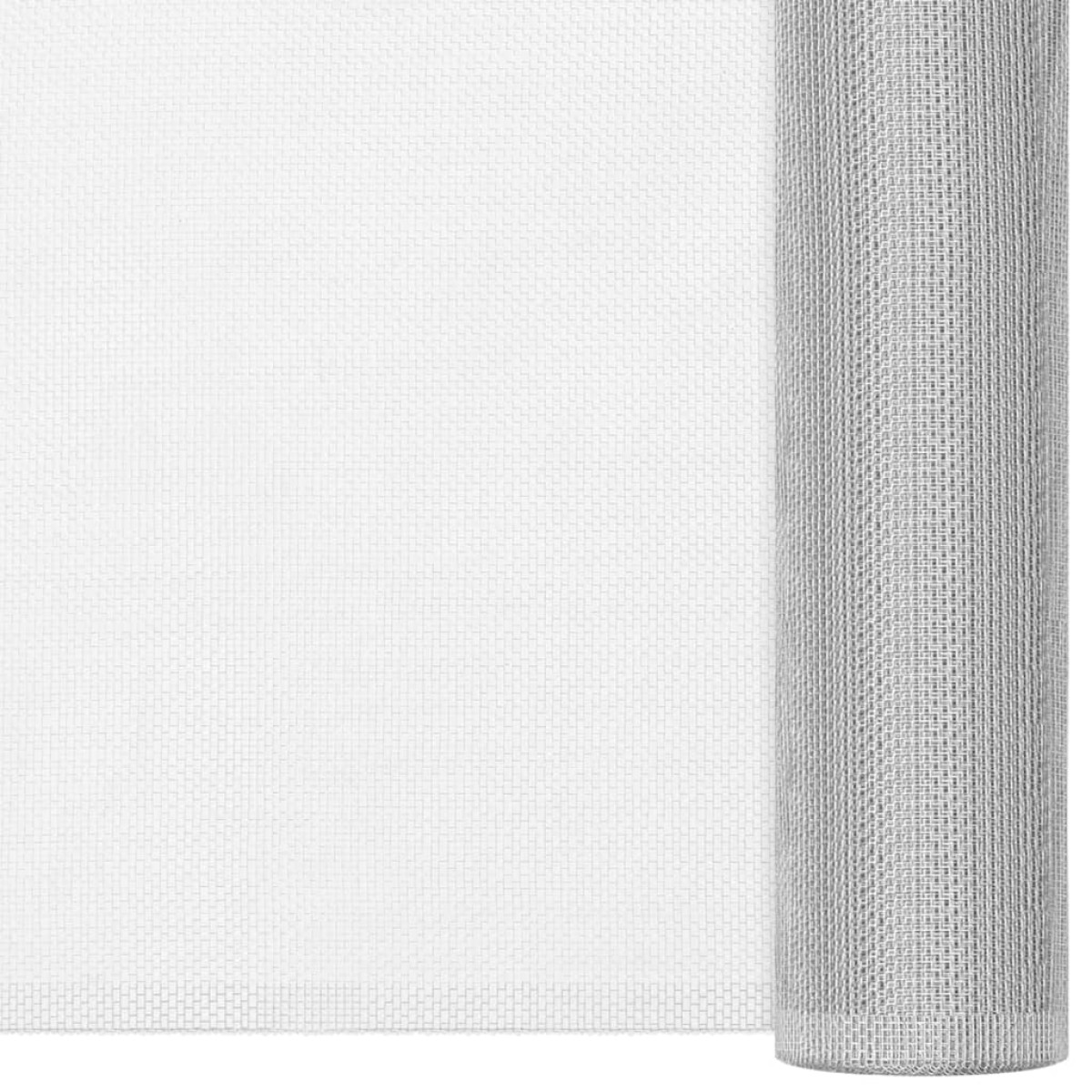 vidaXL Πλέγμα / Σήτα Ασημί 100 x 2000 εκ. Αλουμινίου