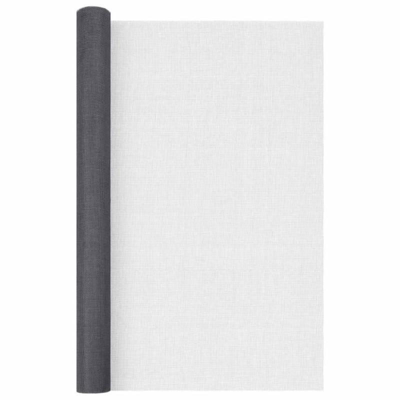 vidaXL Πλέγμα / Σήτα Γκρι 80 x 1000 εκ. από Fiberglass