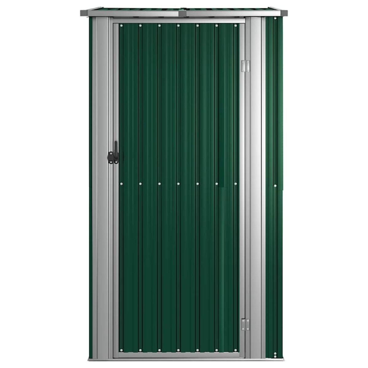 vidaXL Αποθήκη Κήπου Πράσινη 118,5x97x209,5 εκ. Γαλβανισμένο Ατσάλι
