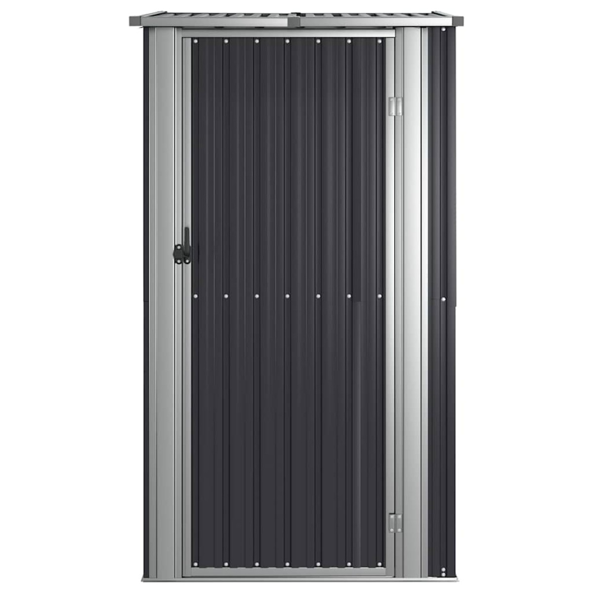 vidaXL Αποθήκη Κήπου Ανθρακί 118,5x97x209,5 εκ. Γαλβανισμένο Ατσάλι