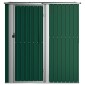 vidaXL Αποθήκη Κήπου Πράσινη 180,5x97x209,5 εκ. από Γαλβαν. Ατσάλι