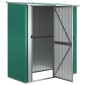 vidaXL Αποθήκη Κήπου Πράσινη 180,5x97x209,5 εκ. από Γαλβαν. Ατσάλι