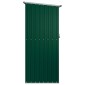 vidaXL Αποθήκη Κήπου Πράσινη 180,5x97x209,5 εκ. από Γαλβαν. Ατσάλι