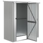 vidaXL Αποθήκη Κήπου Γκρι 180,5 x 97 x 209,5 εκ. από Γαλβαν. Ατσάλι