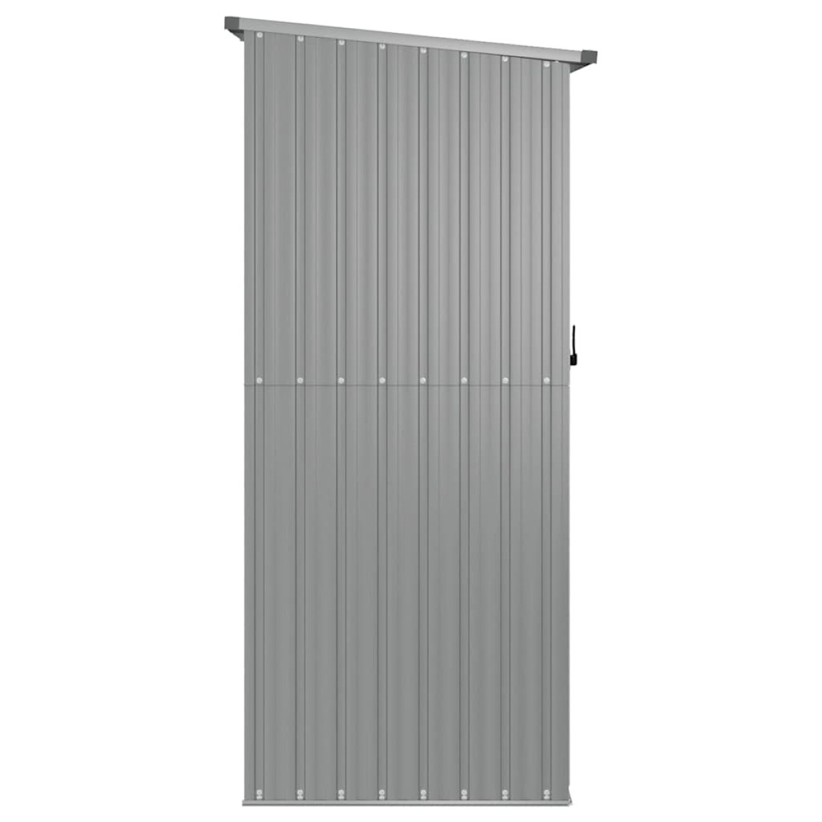 vidaXL Αποθήκη Κήπου Γκρι 180,5 x 97 x 209,5 εκ. από Γαλβαν. Ατσάλι