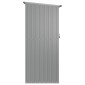 vidaXL Αποθήκη Κήπου Γκρι 180,5 x 97 x 209,5 εκ. από Γαλβαν. Ατσάλι