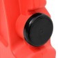 vidaXL Μπάρα Σήμανσης Πτυσσόμενη Κόκκινη 210 x 50 x 105 εκ.
