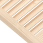 vidaXL Πορτάκια με Περσίδες 2 Τεμ. 39,5x49,4 εκ. από Μασίφ Ξύλο Πεύκου