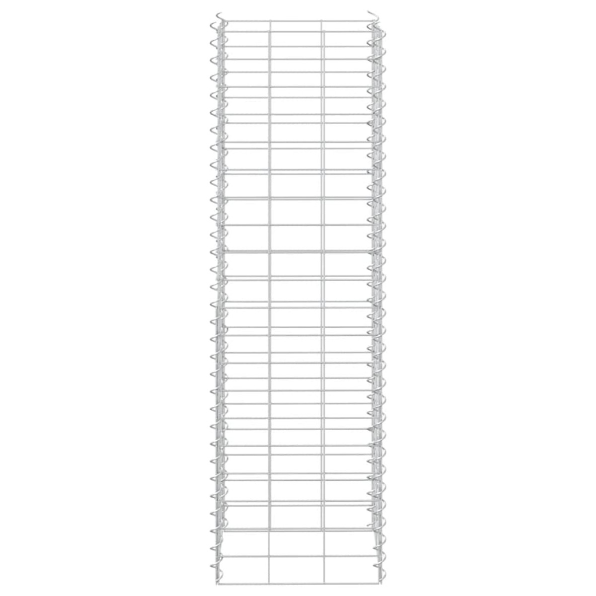 vidaXL Συρματοκιβώτια-Γλάστρες Υπερυψ. 3 τεμ. 30x30x100εκ. Σιδερένιες