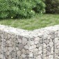 vidaXL Συρματοκιβώτια-Γλάστρες Υπερυψ. 3 τεμ. 30x30x150εκ. Σιδερένιες