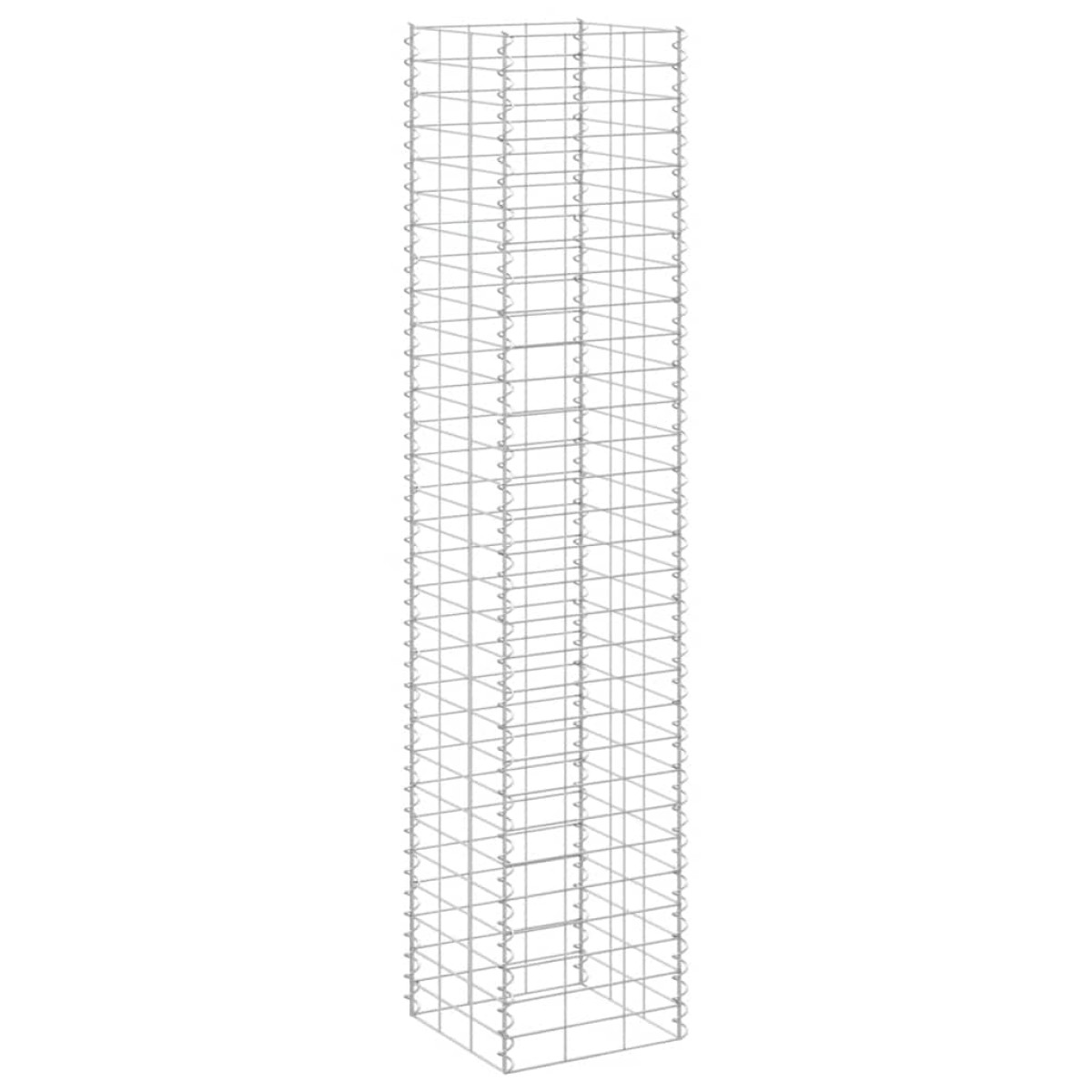 vidaXL Συρματοκιβώτια-Γλάστρες Υπερυψ. 3 τεμ. 30x30x150εκ. Σιδερένιες