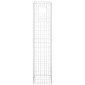 vidaXL Συρματοκιβώτια Στύλοι 2 τεμ. 40 x 40 x 180 εκ. Σιδερένιοι