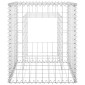 vidaXL Συρματοκιβώτια Στύλοι 2 τεμ. 50 x 50 x 60 εκ. Σιδερένιοι