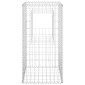 vidaXL  Συρματοκιβώτιο Στύλος 50 x 50 x 100 εκ. Σιδερένιο