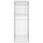 vidaXL Συρματοκιβώτια Στύλοι 2 τεμ. 50 x 50 x 140 εκ. Σιδερένιοι