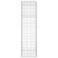 vidaXL Συρματοκιβώτια Στύλοι 2 τεμ. 50 x 50 x 180 εκ. Σιδερένιοι