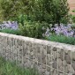 vidaXL Συρματοκιβώτιο-Γλάστρα Υπερυψωμένη 300x100x20 εκ. Γαλβ. Χάλυβας