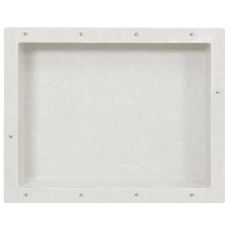 vidaXL Ράφι Ντουζιέρας Λευκό Ματ 41 x 51 x 10 εκ.