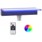 vidaXL Σιντριβάνι Καταρράκτης Πισίνας με RGB LED 45 εκ. Ακρυλικό