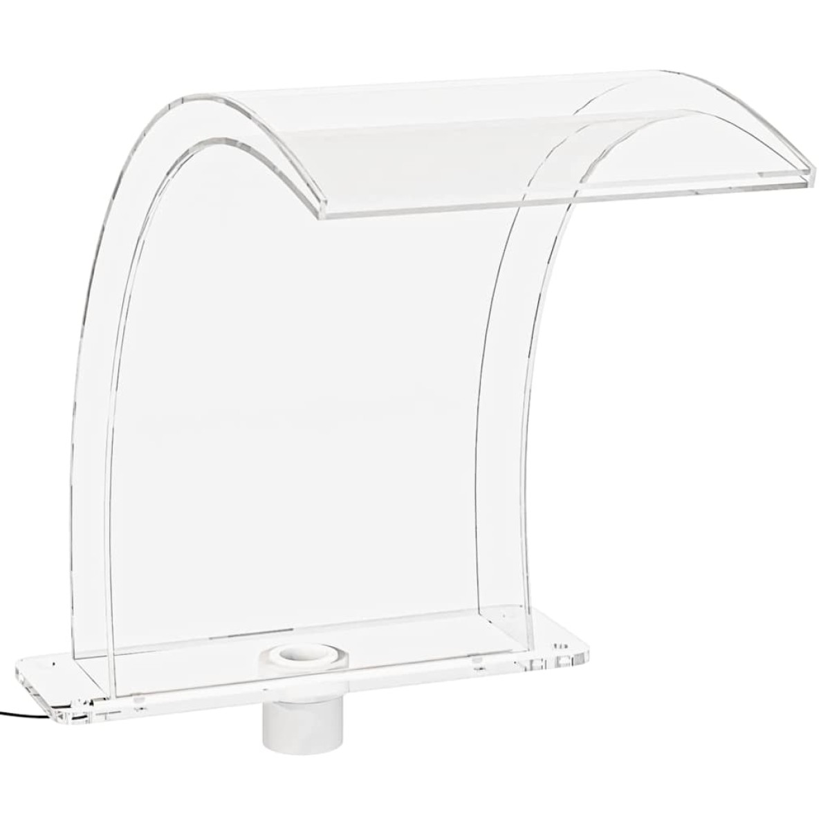 vidaXL Σιντριβάνι Πισίνας με RGB LED 50 εκ. Ακρυλικό
