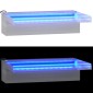 vidaXL Σιντριβάνι Καταρράκτης Πισίνας με RGB LED 30 εκ Ανοξειδ. Ατσάλι