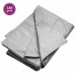 vidaXL Μουσαμάς Γκρι 180 γρ./μ.² 3 x 4 μ. από HDPE