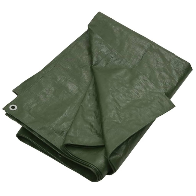 vidaXL Μουσαμάς Πράσινος 180 γρ./μ.² 4 x 5 μ. από HDPE
