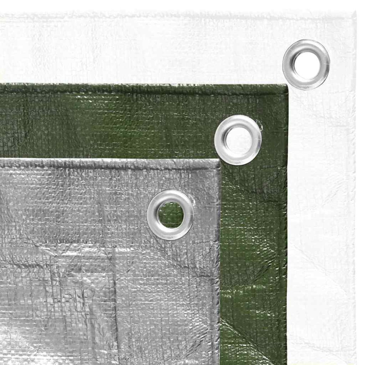 vidaXL Μουσαμάς Πράσινος 180 γρ./μ.² 8x8 μ. από HDPE