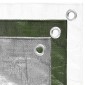 vidaXL Μουσαμάς Λευκός 180 γρ./μ.² 4x4 μ. από HDPE