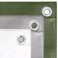 vidaXL Μουσαμάς Λευκός 260 γρ./μ.² 3x3 μ. από HDPE