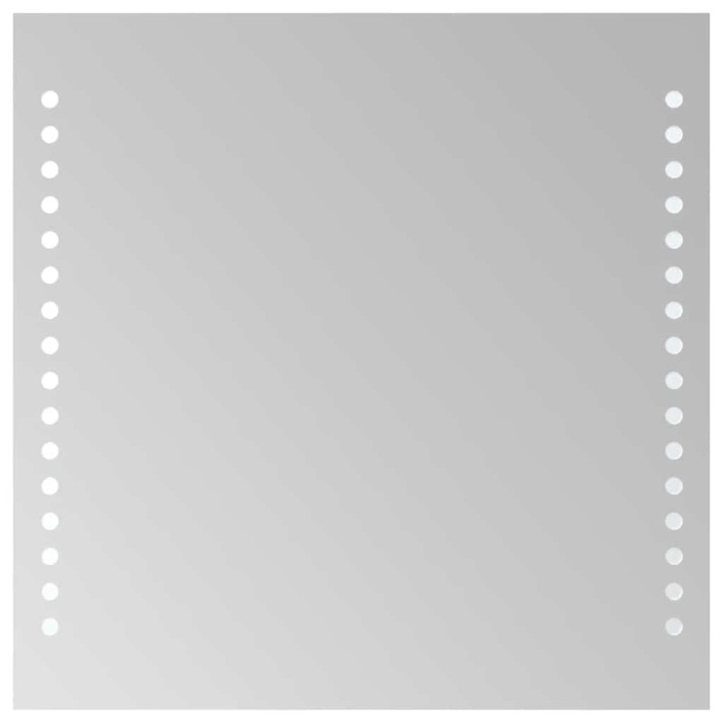 vidaXL Καθρέφτης Μπάνιου με LED 30x30 εκ.